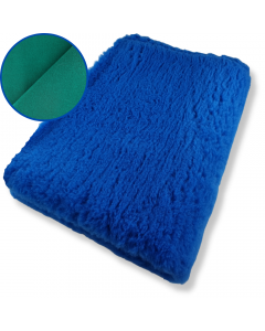 Vet Bed Kobaltblauw Effen - Met Groene Rug