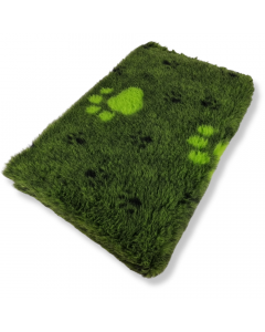 Vet Bed Groen met 3 Kleuren Voetprint Latex Anti Slip
