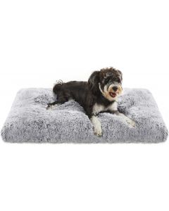 Topmast Hondenkussen Fuzzy - Soft Series - Grijs - XL -120 x 90 x 28 cm