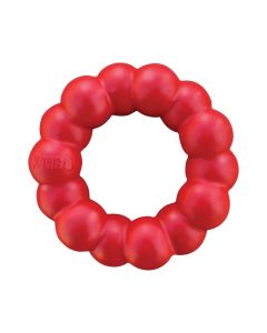 KONG Ring Rot - Beißring - Strapazierfähiger Gummi