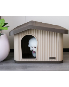 Topmast Kunststof Dierenverblijf PEDRO 2 -  voor Middelgrote hond of Kat 75 x 64 x 52 cm