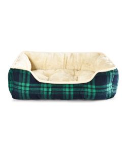 Topmast Hondenbed Molly - Tartan Groen - 56 x 46 x 16 cm