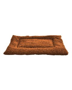 TOPMAST KISSEN FÜR HUNDEKÄFIG FLEECE - Braun - 104 X 70 cm